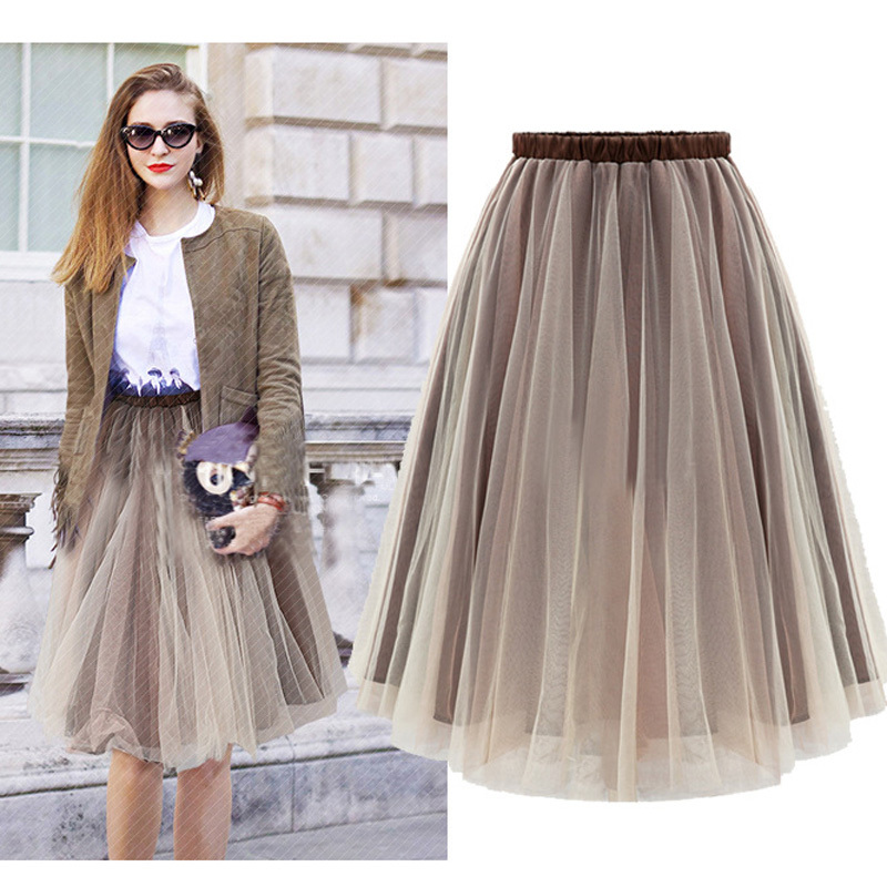 Fashion-2015-Organza-Chiffon-Adult-TuTu-Skirt-Elegant-maxi-Long-tulle-skirts-womens-plus-size-saia