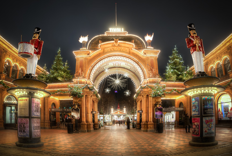 Copenhagen Tivoli Gardens Main Enterance