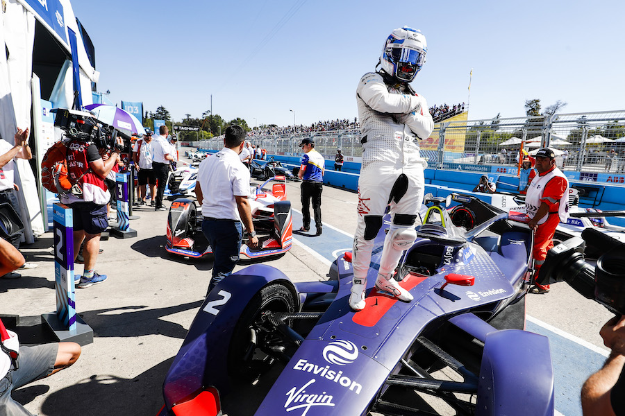 Sam Bird (GBR), Envision Virgin Racing, Audi e-tron FE05, wins the ePrix